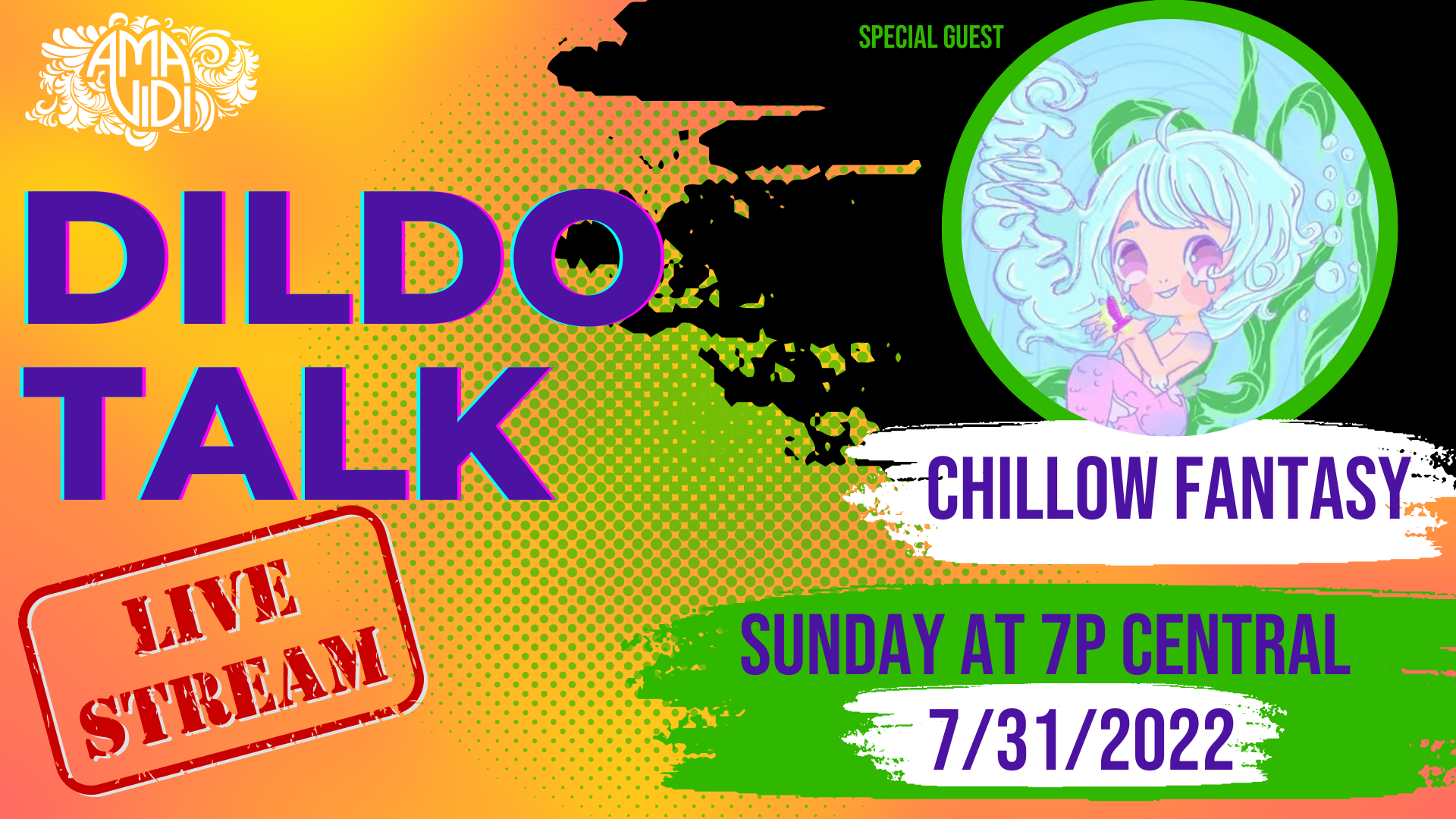 Chillow Fantasy Dildo Talk Live Stream