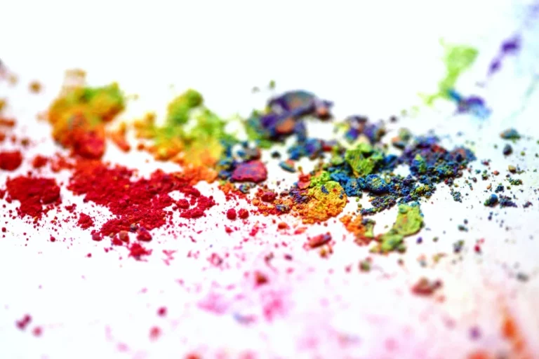 rainbow of pigments